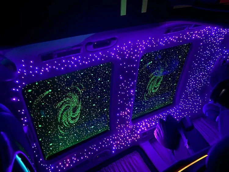 Panoramic skylight sky film fit for car roof interior atmosphere light ceiling sunroof starry sky film